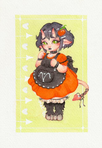 Little Halloween Tiefling